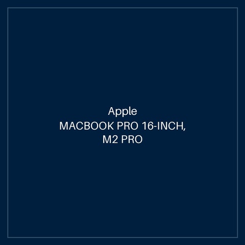 MACBOOK PRO 16-INCH, M2 PRO CHIP, 12C CPU, 19C GPU, 16GB UM, 1TB SSD - SILVER