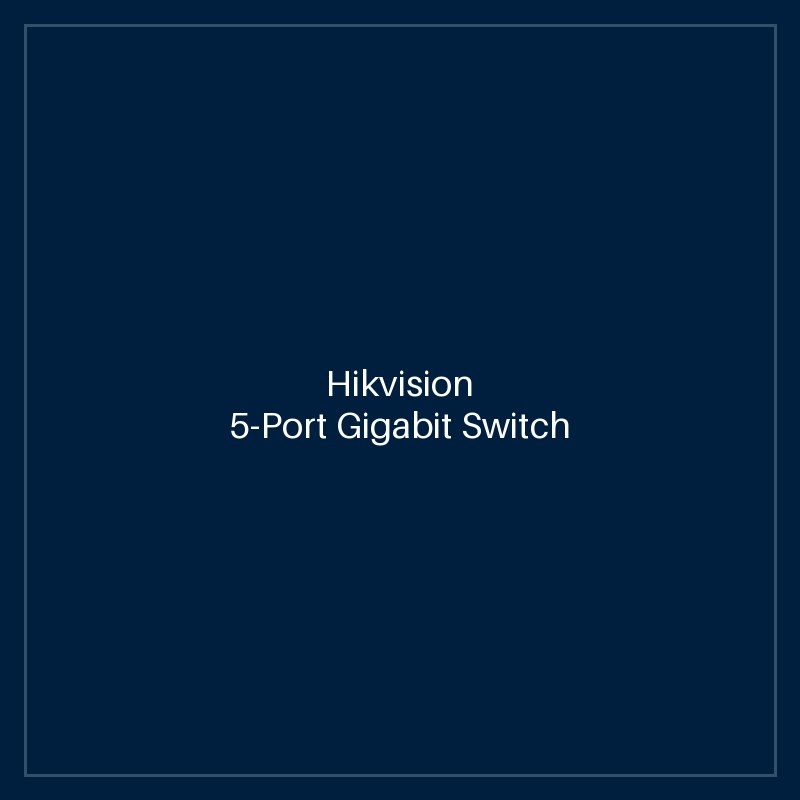 Hikvision - 5-Port Gigabit Switch