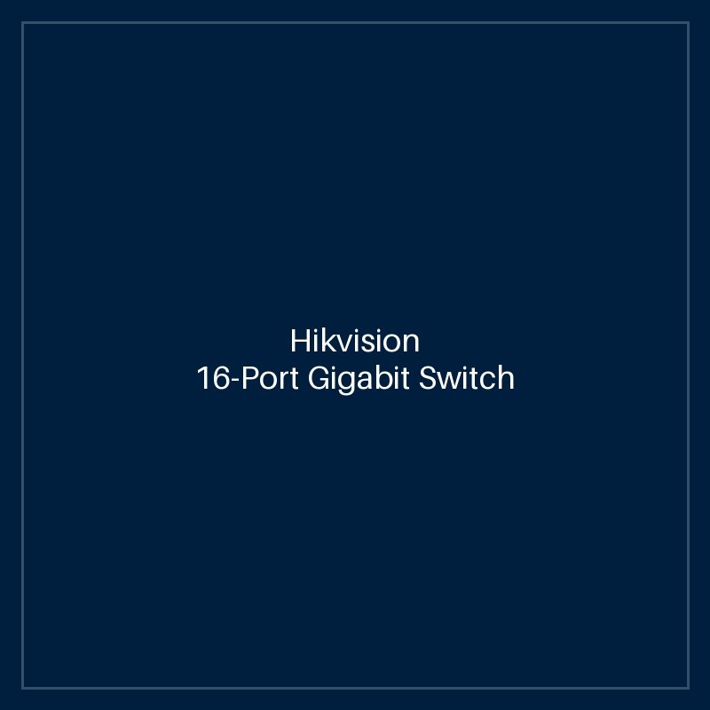 Hikvision - 16-Port Gigabit Switch