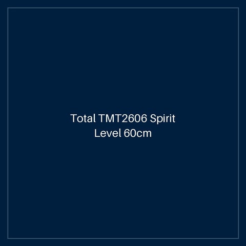 Total TMT2606 Spirit Level 60cm