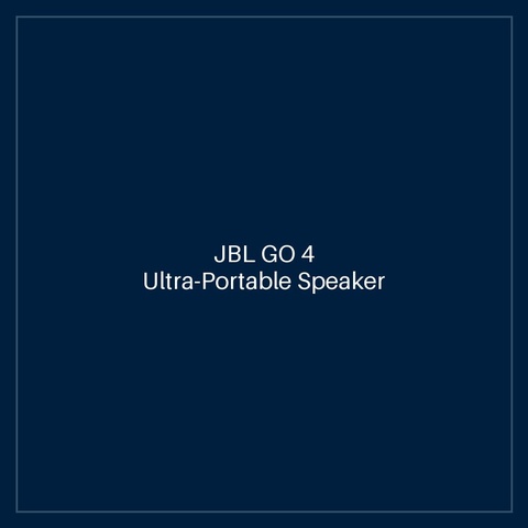 JBL GO 4 Ultra-Portable Speaker