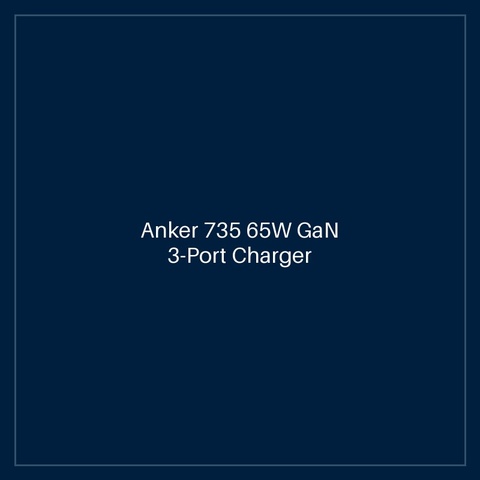 Anker 735 65W GaN 3-Port Charger