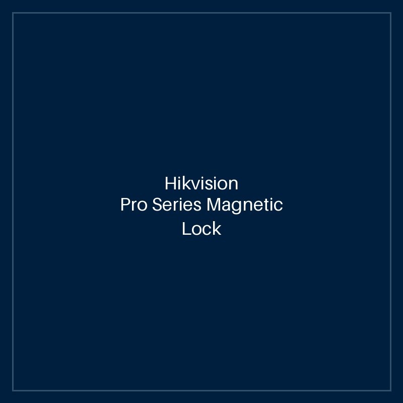 Hikvision Pro Series Magnetic Lock