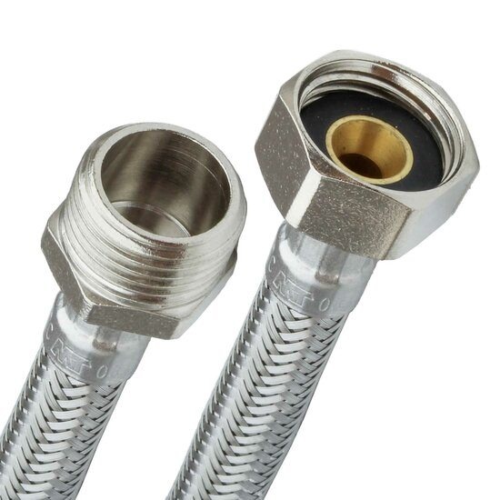 M-F DN8 Stainless Steel Flexible Connection M1/2″ x F3/8″