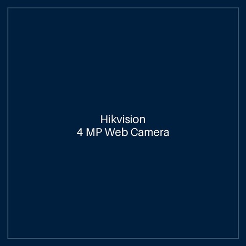 Hikvision- 4 MP Web Camera