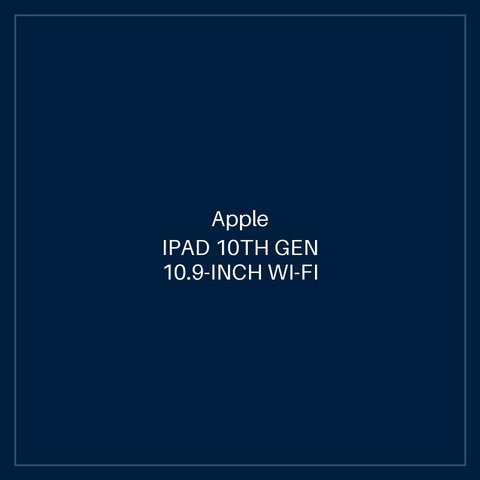 IPAD 10TH GEN 10.9-INCH WI-FI 64GB - BLUE