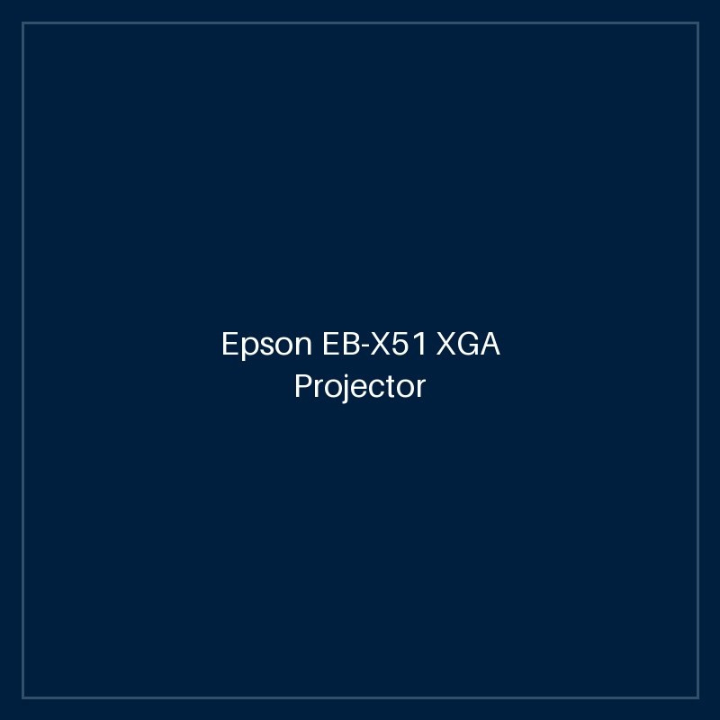 Epson EB-X51 XGA Projector