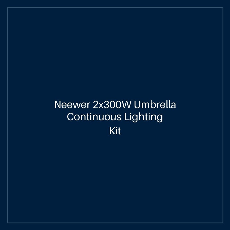 Neewer 2x300W Umbrella Continuous Lighting Kit