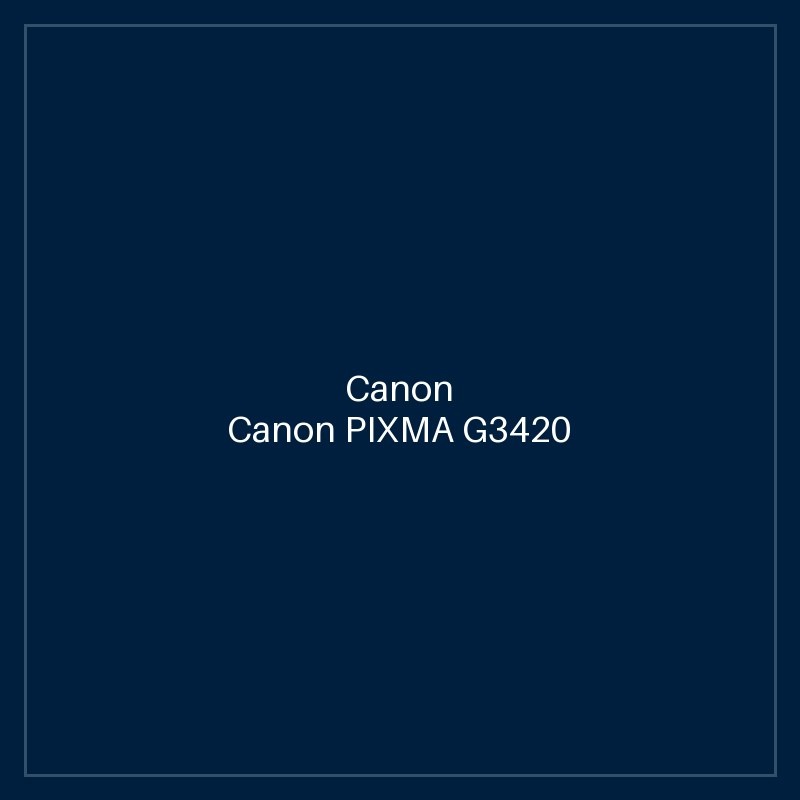 Canon PIXMA G3420 Wireless MegaTank Printer