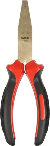 Non-sparking flat nose pliers 8" g