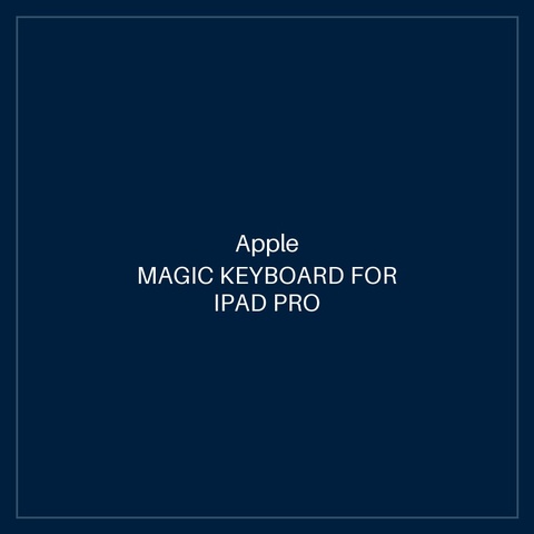 APPLE MAGIC KEYBOARD FOR IPAD PRO 11" (3RD GEN) - WHITE (FRENCH)