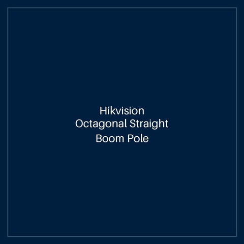 Hikvision Octagonal Straight Boom Pole