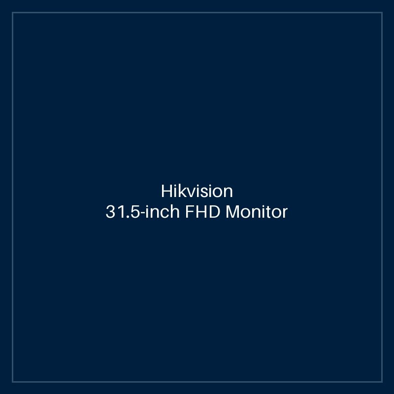 Hikvision- 31.5-inch FHD Monitor