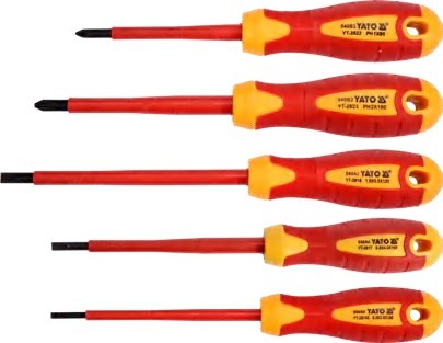 Insulated screwdriver set