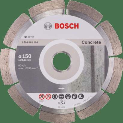 Bosch Diamond Discs: Professional for Concrete 115 mm x 22,23 mm x 1,6 mm