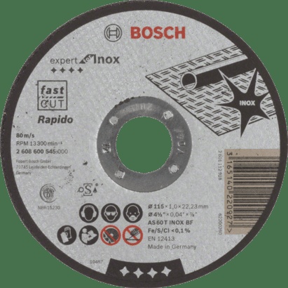 Bosch Metal Cutting: Expert for straight cutting disc, 355 mm, 25,40 mm, 2,8 mm