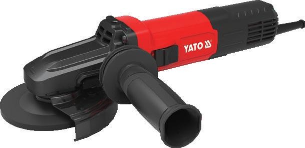 Flat-head angle grinder
