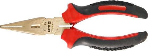 Non-sparking long nose pliers 8" g