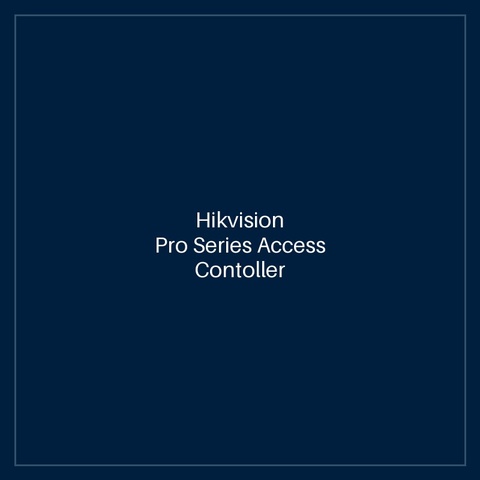 Hikvision Pro Series Access Contoller