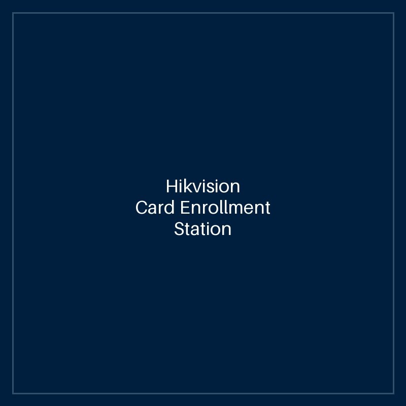 Hikvision Card Enrollment Station