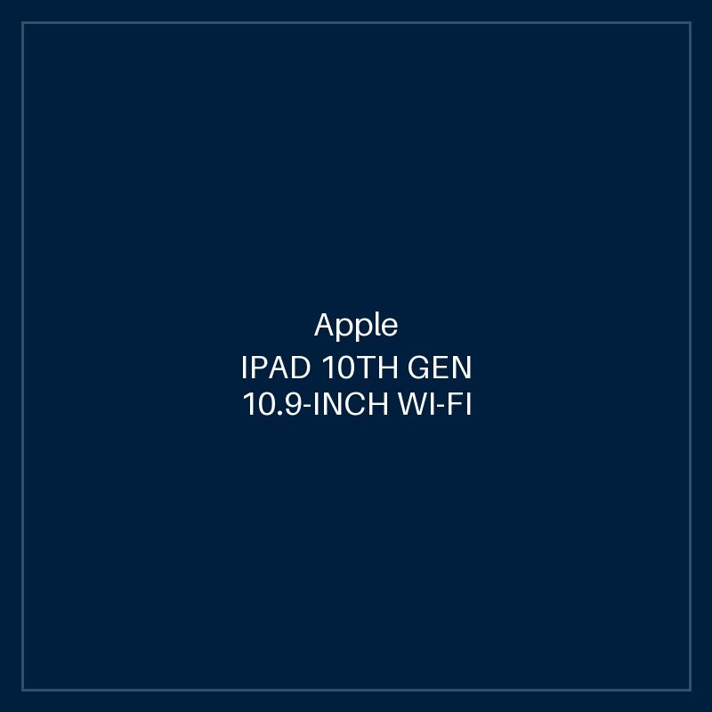 IPAD 10TH GEN 10.9-INCH WI-FI + CELLULAR 256GB - BLUE