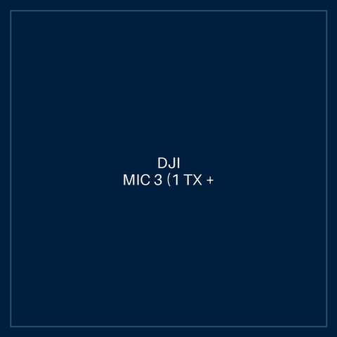DJI MIC 3 (1 TX + 1 RX)
