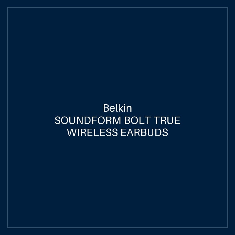SOUNDFORM BOLT TRUE WIRELESS EARBUDS BLACK