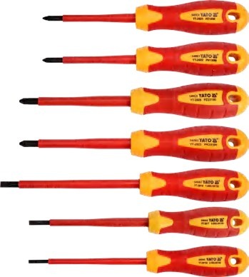 Insulated screwdriver set