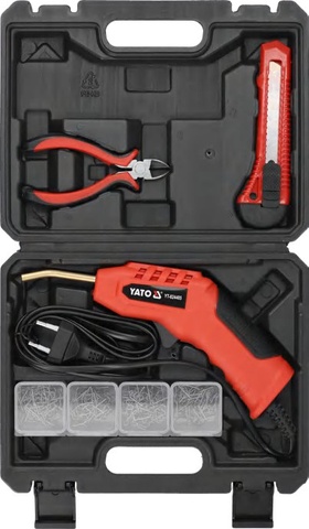 Plastic welder with accessories