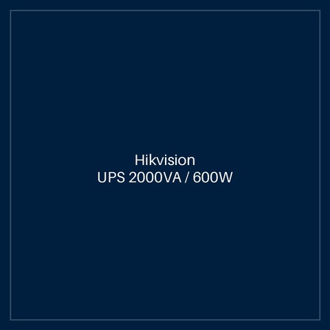 Hikvision - UPS 2000VA / 600W