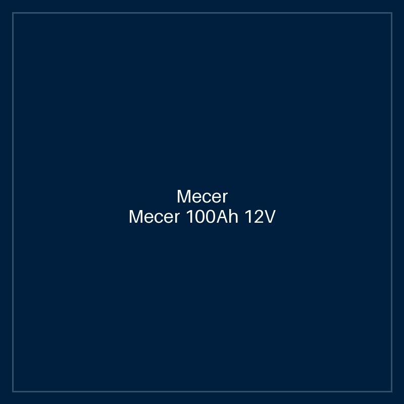 Mecer 100Ah 12V Deep Cycle Battery