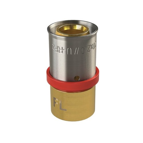 Cu Adaptor Multilayer Press Fitting U Profile Red