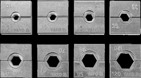 Spare dies for crimping tool
