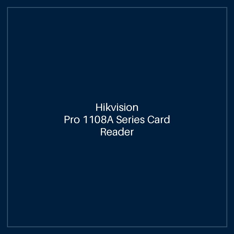 Hikvision Pro 1108A Series Card Reader