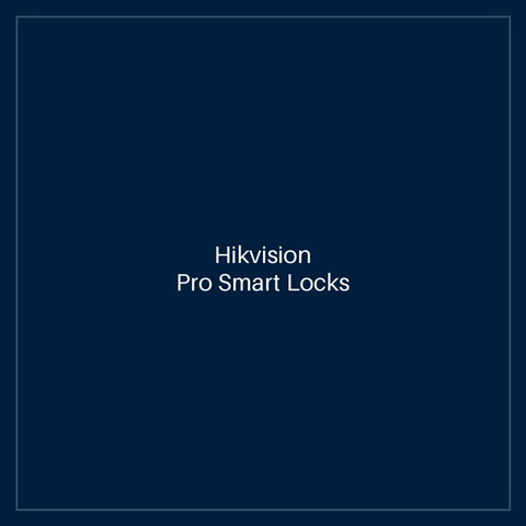 Hikvision Pro Smart Locks
