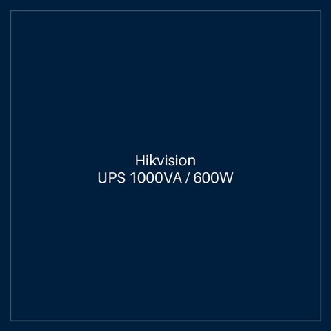 Hikvision - UPS 1000VA / 600W