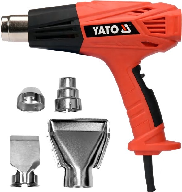 Hot air gun with accessories