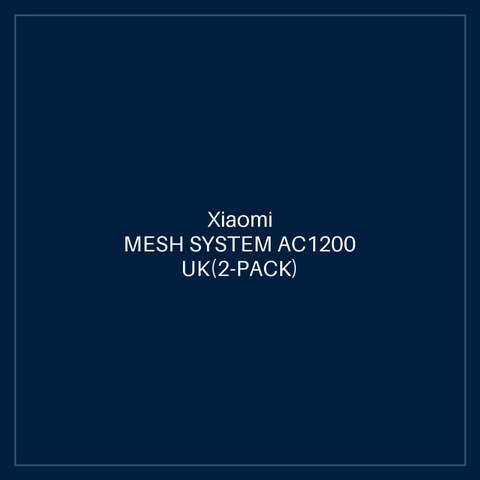 XIAOMI MESH SYSTEM AC1200 UK(2-PACK)