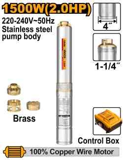 Ingco 4" Deep well pump (DWP150062)