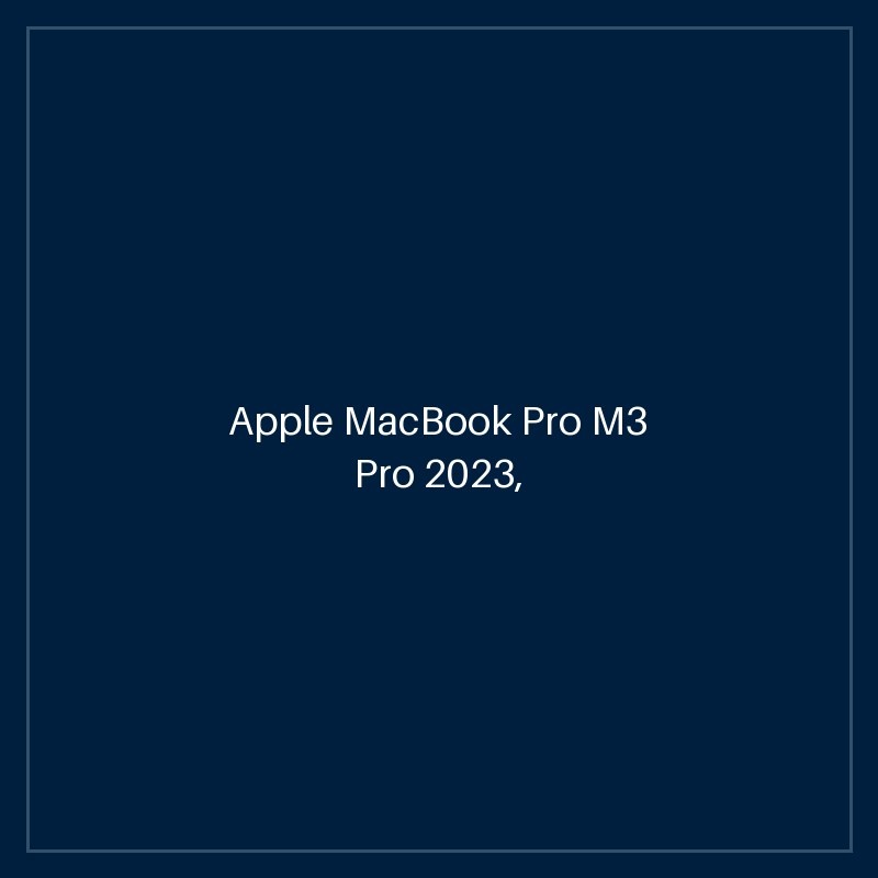 Apple MacBook Pro M3 Pro 2023, 16", Space Black, 12-core CPU, 18-core GPU, Backlit Magic Keyboard, Fingerprint Reader, Bluetooth 5.3, Wi-Fi 6E, 120Hz Refresh Rate, Dolby Atmos, 18GB/512GB