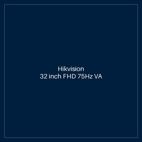 Hikvision - 32 inch FHD 75Hz VA Monitor with Speaker