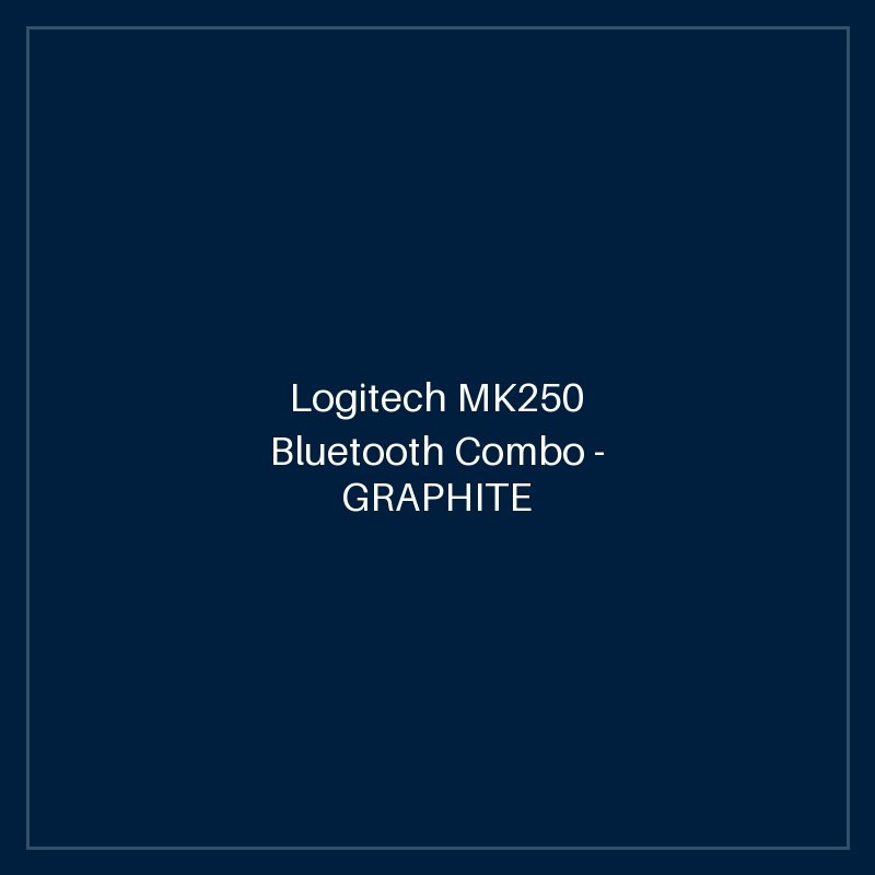 Logitech MK250 Bluetooth Combo - GRAPHITE - US INT'L - INTNL-973