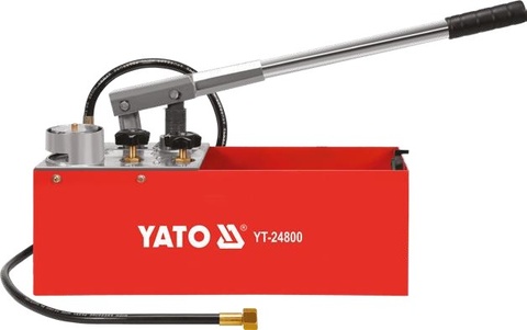 Hand pressure test pump