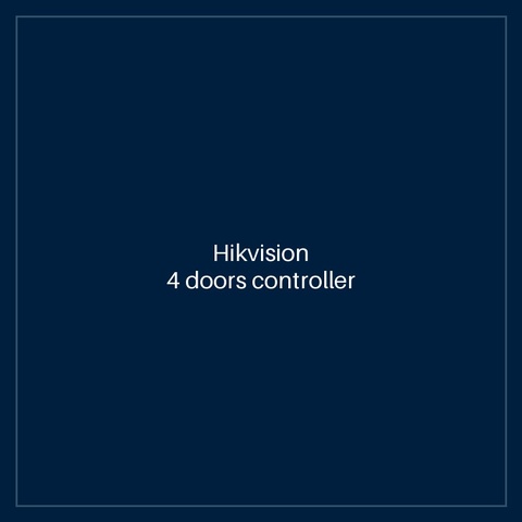 Hikvision 4 doors controller