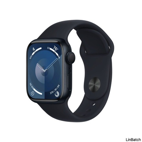 APPLE WATCH SERIES 9 GPS 45MM MIDNIGHT ALUMINIUM CASE WITH MIDNIGHT SPORT BAND - S/M