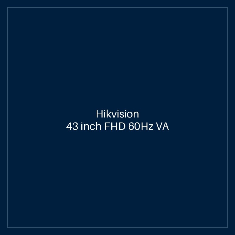 Hikvision 43 inch FHD 60Hz VA Monitor(EU)