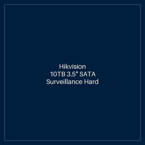 Hikvision 10TB 3.5" SATA Surveillance Hard Disk