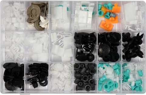 Trim clips assortment