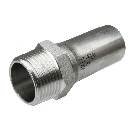 Male Connector Stainless Steel 304 MT-Press