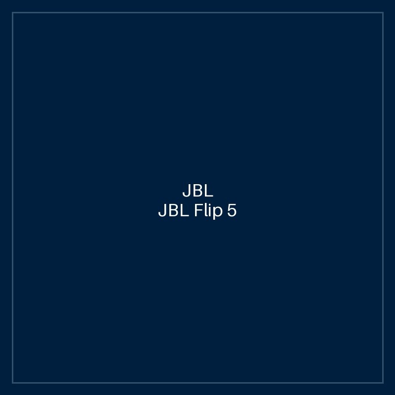 JBL Flip 5 Portable Bluetooth Speaker